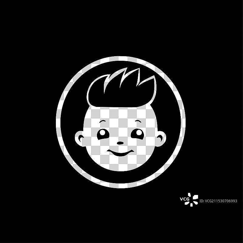 婴儿 - 黑白色图片素材