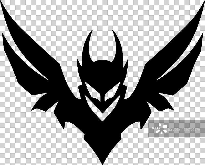 蝙蝠 - 黑白色图片素材