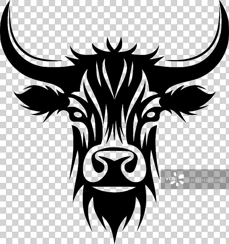 高地牛 - 极简风格的平面标志图片素材