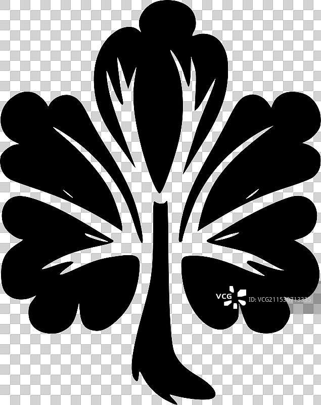 爱尔兰 - 黑白孤立图标图片素材