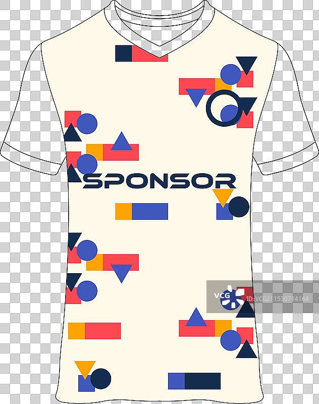 运动T恤球衣设计概念图片素材