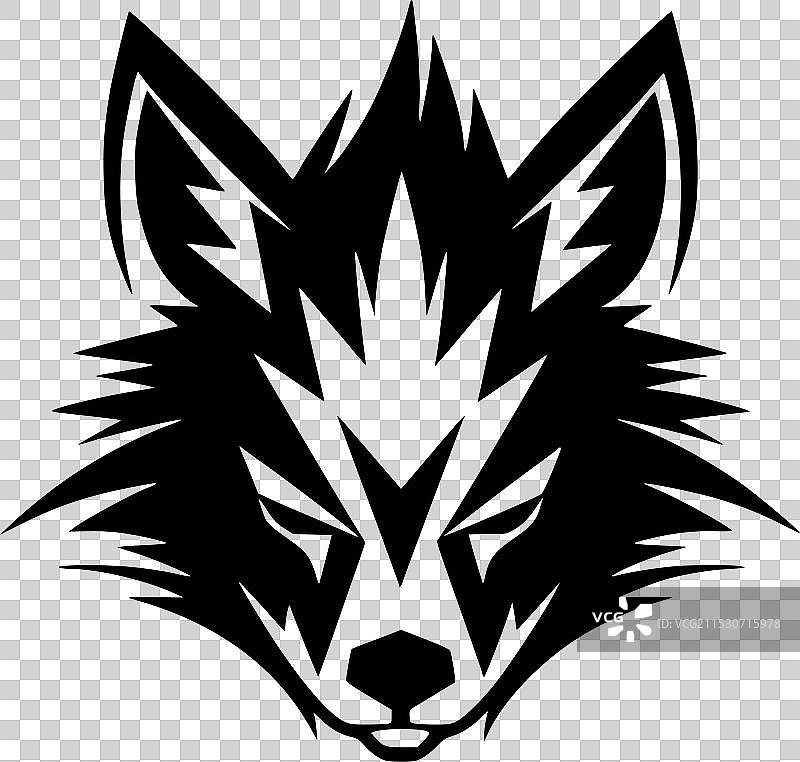 浣熊 - 黑白孤立图标图片素材