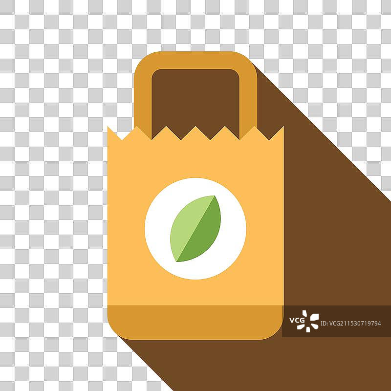 棕色纸袋展示环保包装图片素材