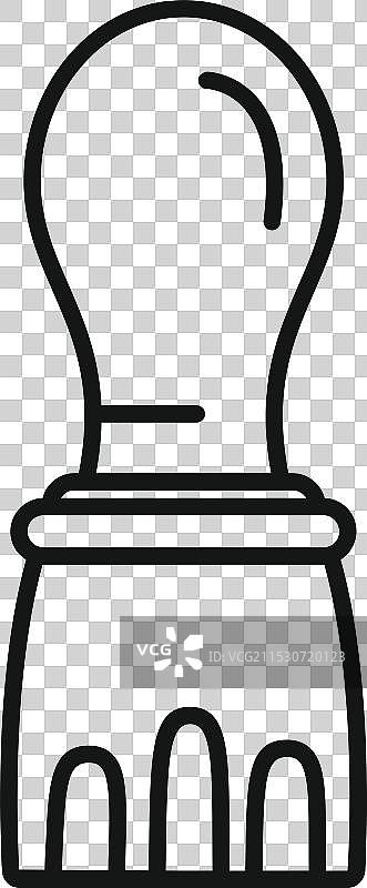 肉类嫩化锤 厨房用具图标图片素材