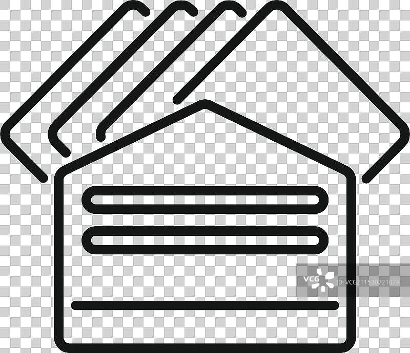 打开盖子的蛋糕盒标志与空白包装图片素材