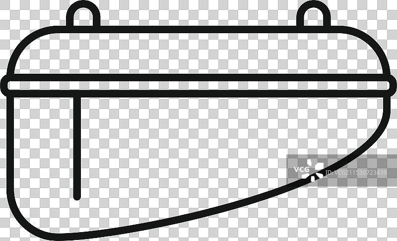 摩托车油箱线条图标显示燃料图片素材