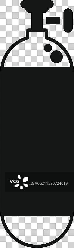 代表潜水的氧气罐图标图片素材