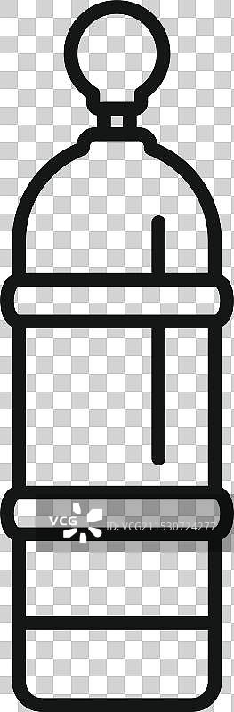 环保水瓶展示可重复使用的容器图片素材