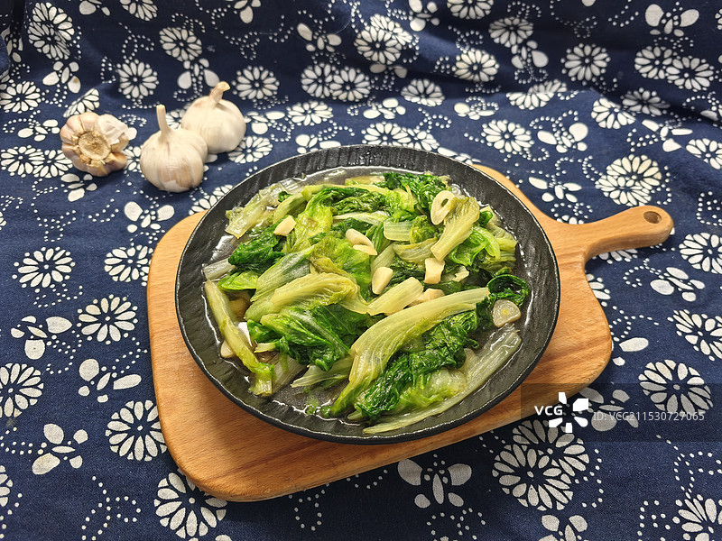 蚝油生菜图片素材