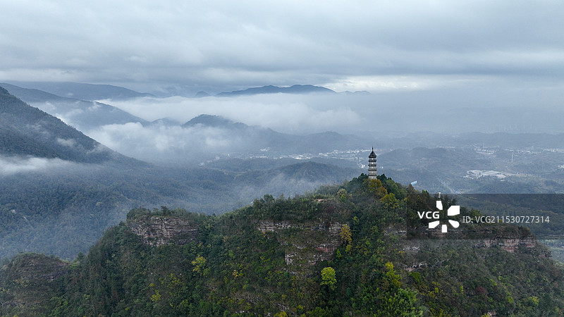 天台赤城山图片素材