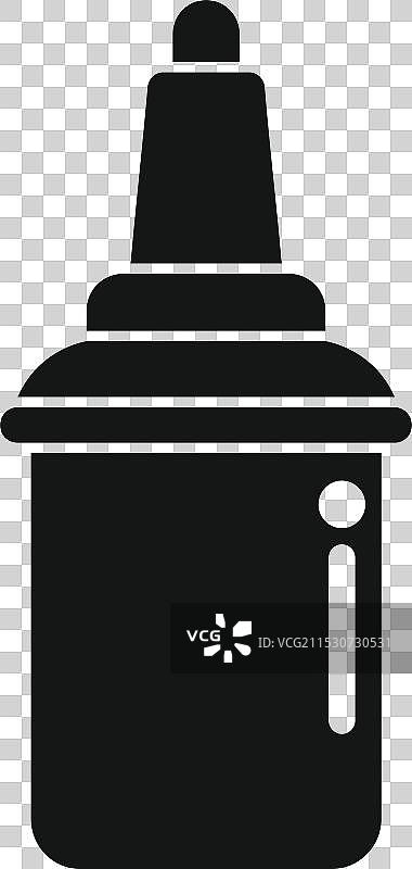 现代电热水壶图标展示厨房环境图片素材