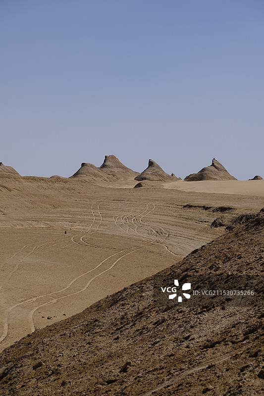雅丹地貌图片素材