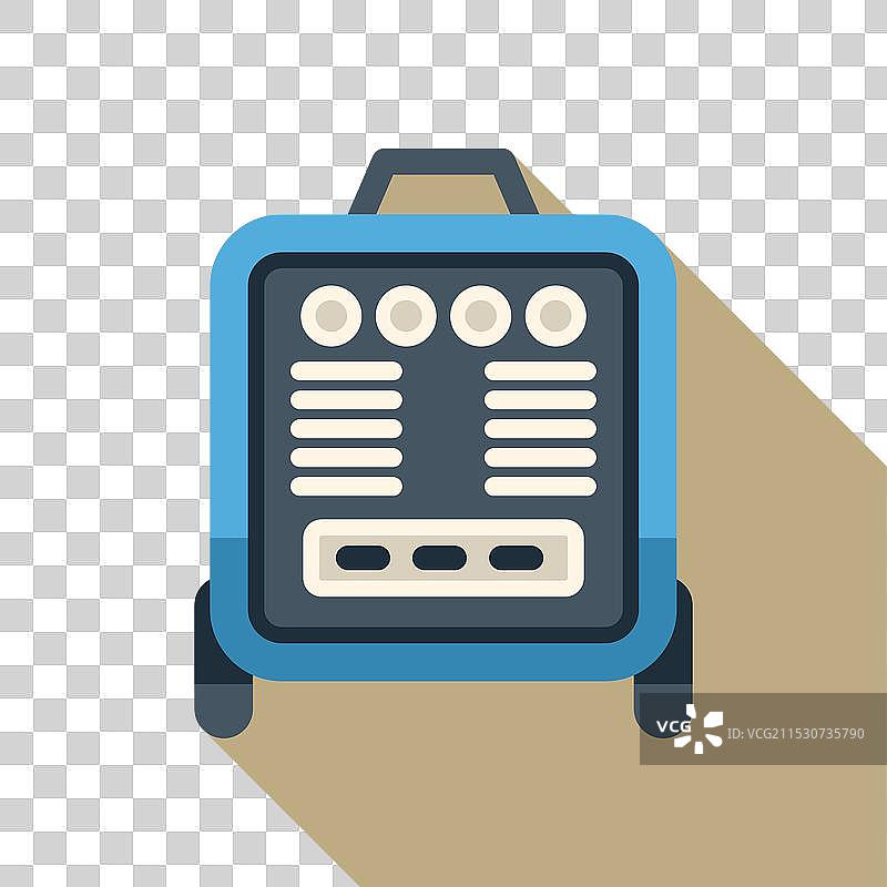 便携式发电机在期间提供电力图片素材