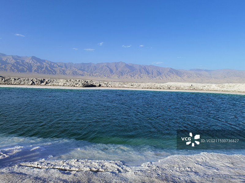 小柴旦湖图片素材