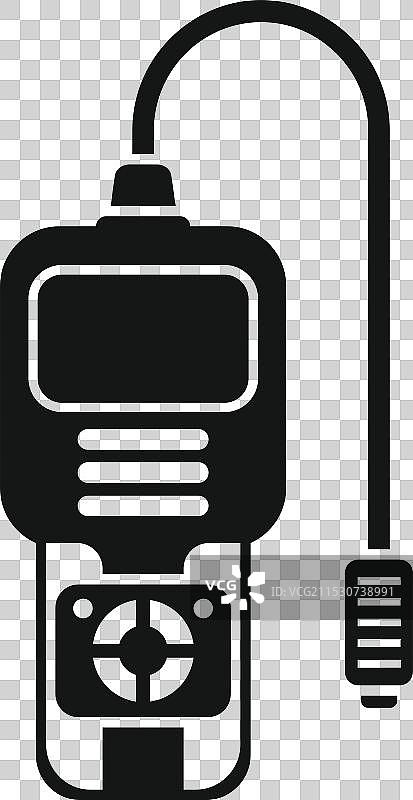 便携式气体检测仪图标图片素材