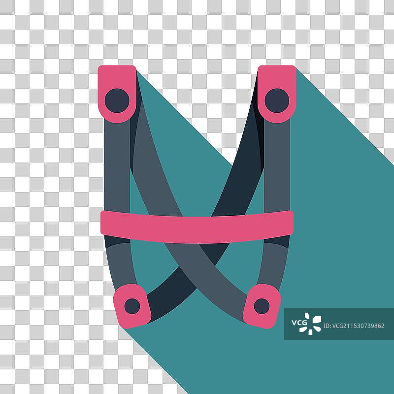 安全携带孩子的婴儿背带图片素材