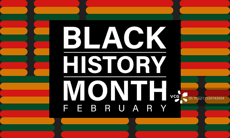 每年庆祝的黑人历史月图片素材