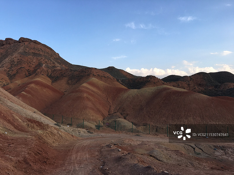 张掖七彩丹霞图片素材