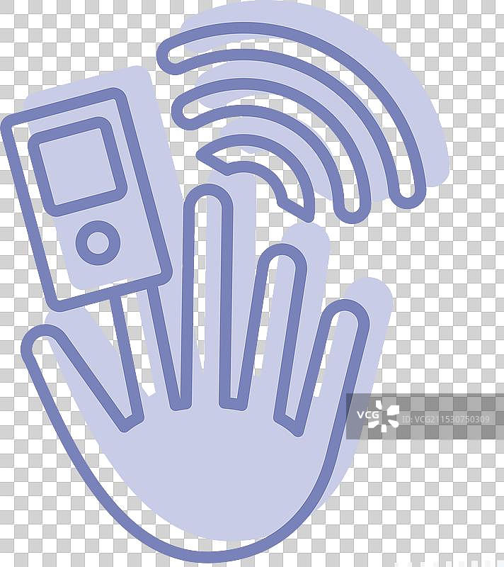 与智能家居符号相关的脉搏血氧仪图标图片素材