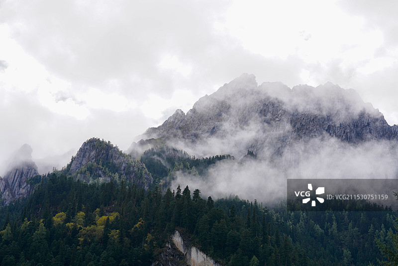 九寨山水图片素材