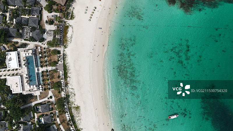 泰国皇帝岛真正的玻璃海图片素材