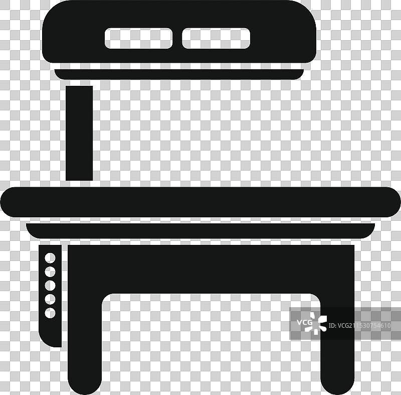 手术室的手术台正在准备中图片素材