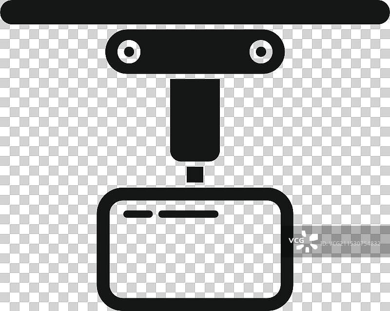 汽车停车传感器显示空闲停车位图标图片素材