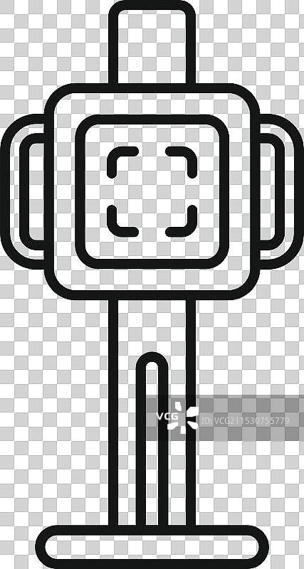 3D扫描仪正在扫描一个物体图片素材