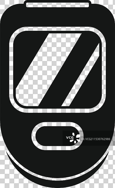 黑白血糖仪图标图片素材