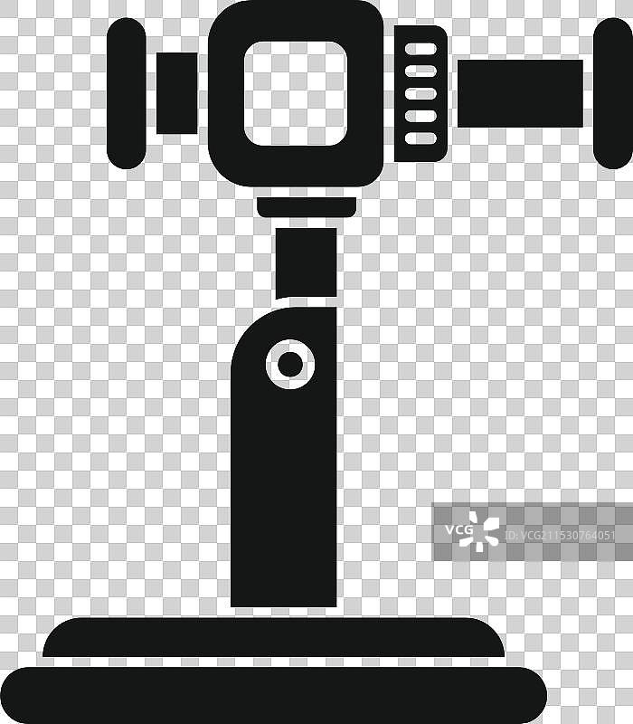 电子速度控制装置放置在支架上图片素材