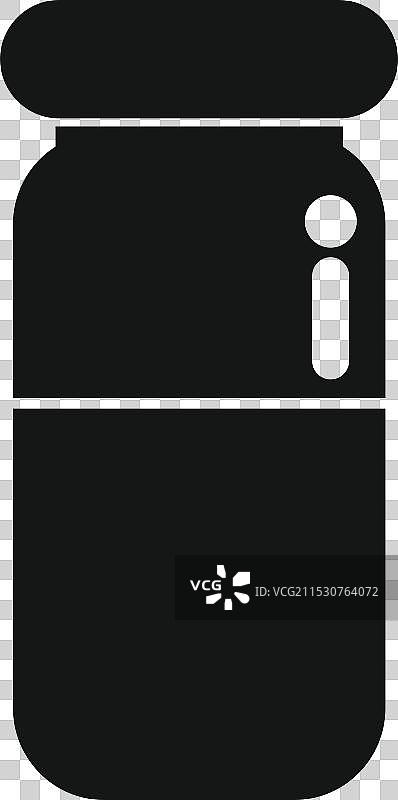 环保可重复使用水瓶图标展示图片素材