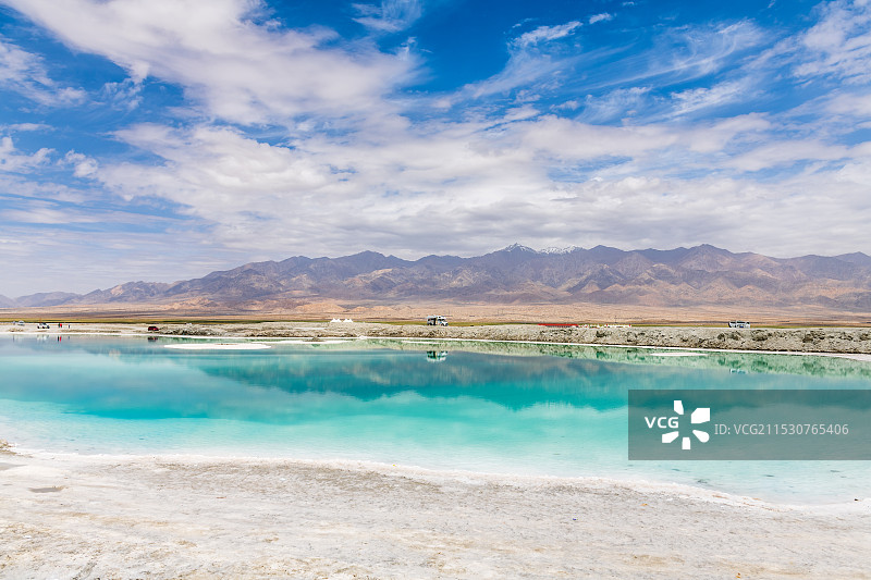 大柴旦翡翠湖-1图片素材