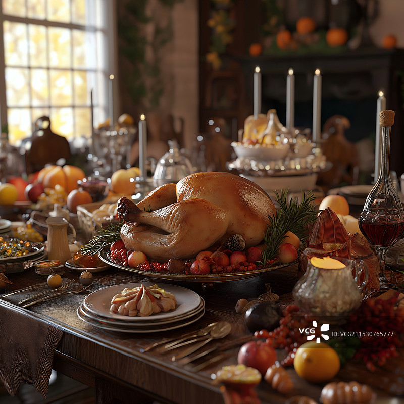感恩节 高度现实图片素材