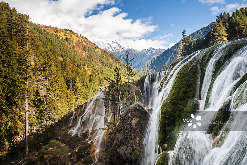 九寨沟-五花海图片素材