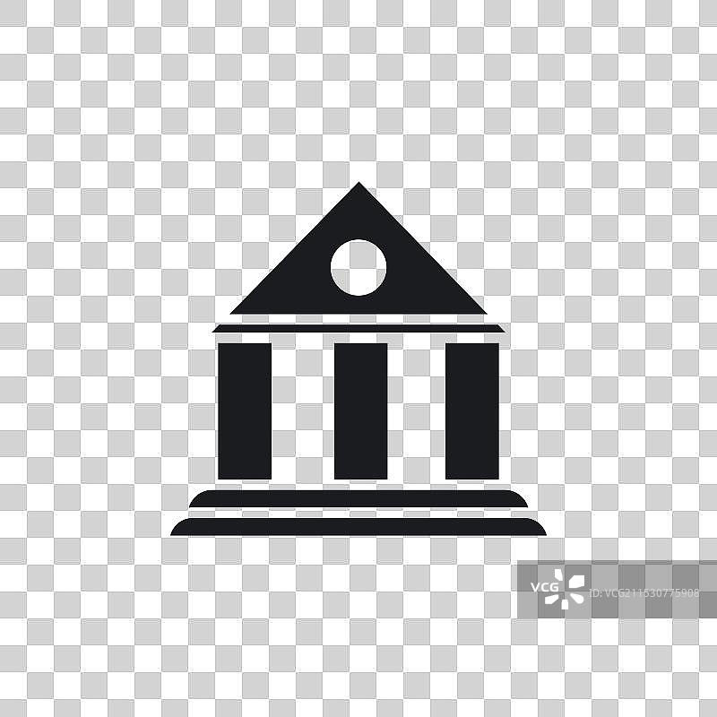 银行图标集 金融机构大楼图片素材