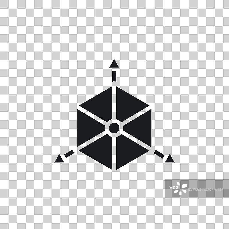 BIM图标集 3D模型 建筑尺寸符号图片素材