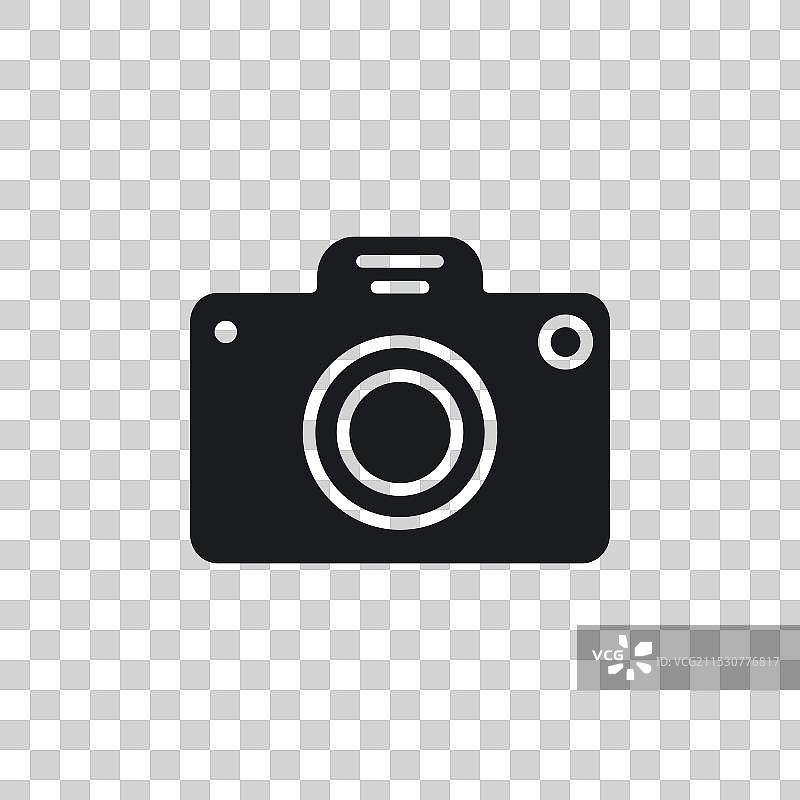 摄影师的相机图标集，紧凑型相机符号图片素材