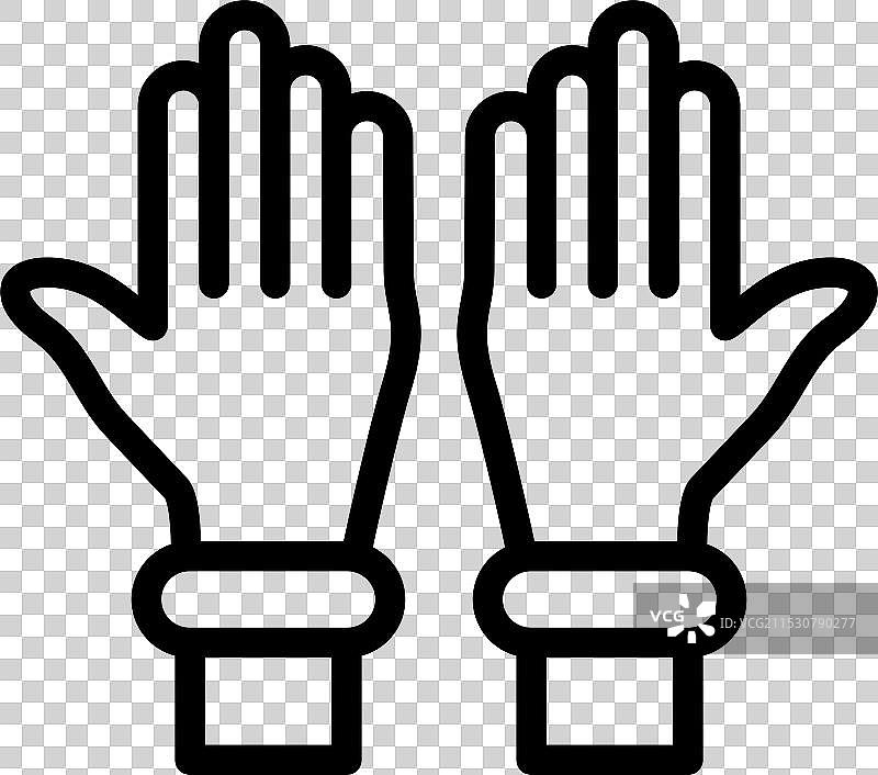 塑料手套图标设计图片素材