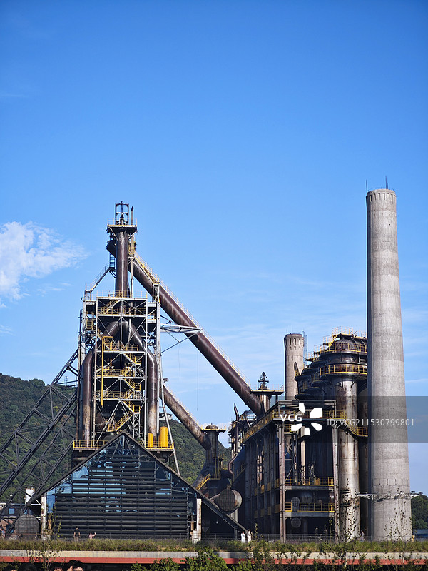 建设中的工业设施图片素材