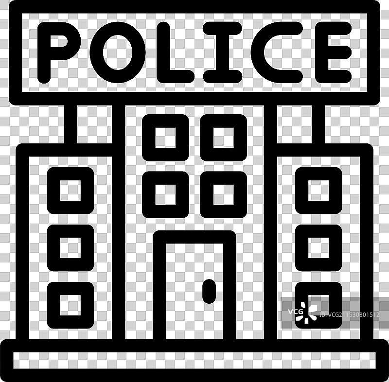 警察局图标设计图片素材
