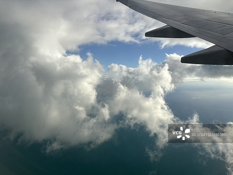 飞机上的景色图片素材