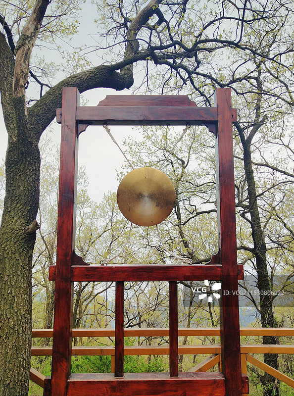 山上的铜锣 沂山风景区图片素材