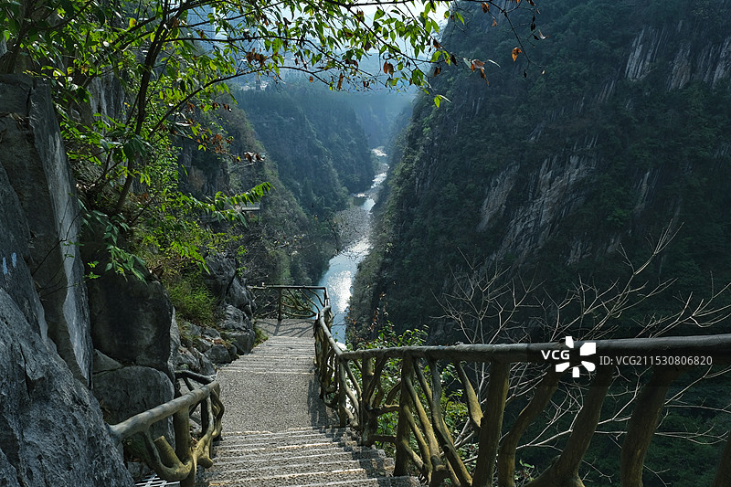 黔江峡谷公园图片素材