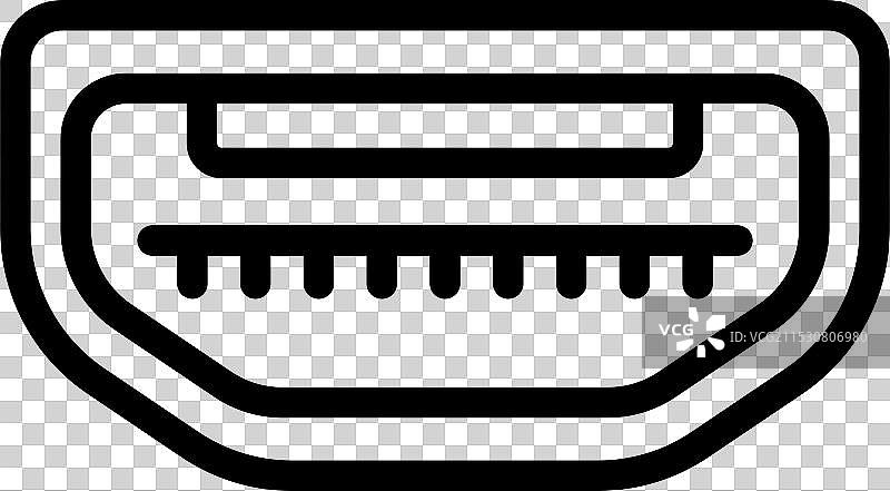 USB端口图标设计图片素材