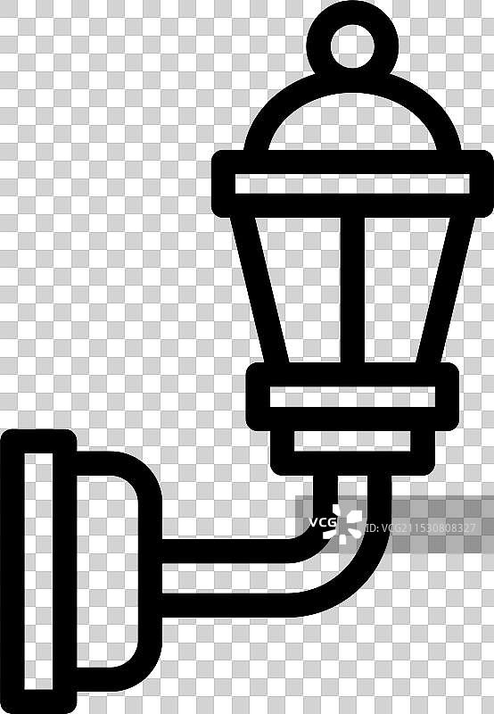 壁灯图标设计图片素材