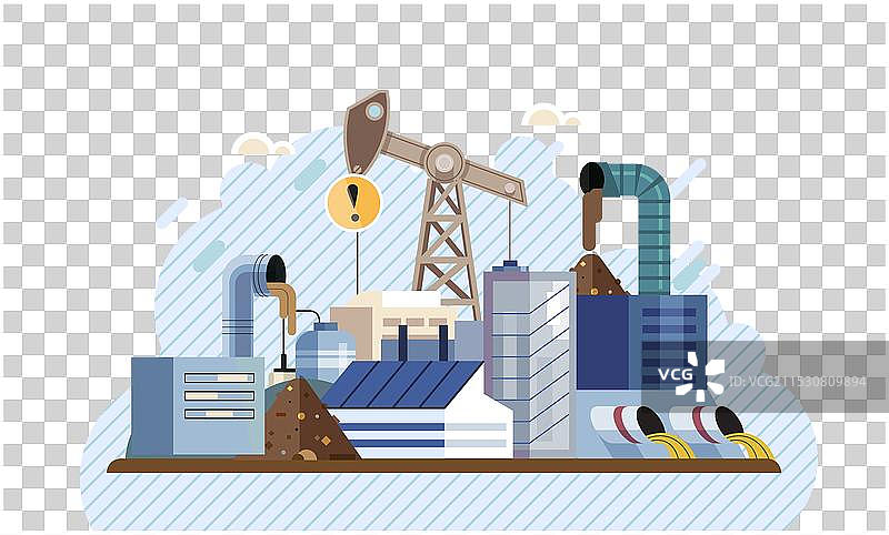 工业污染烟雾与雾霾图片素材