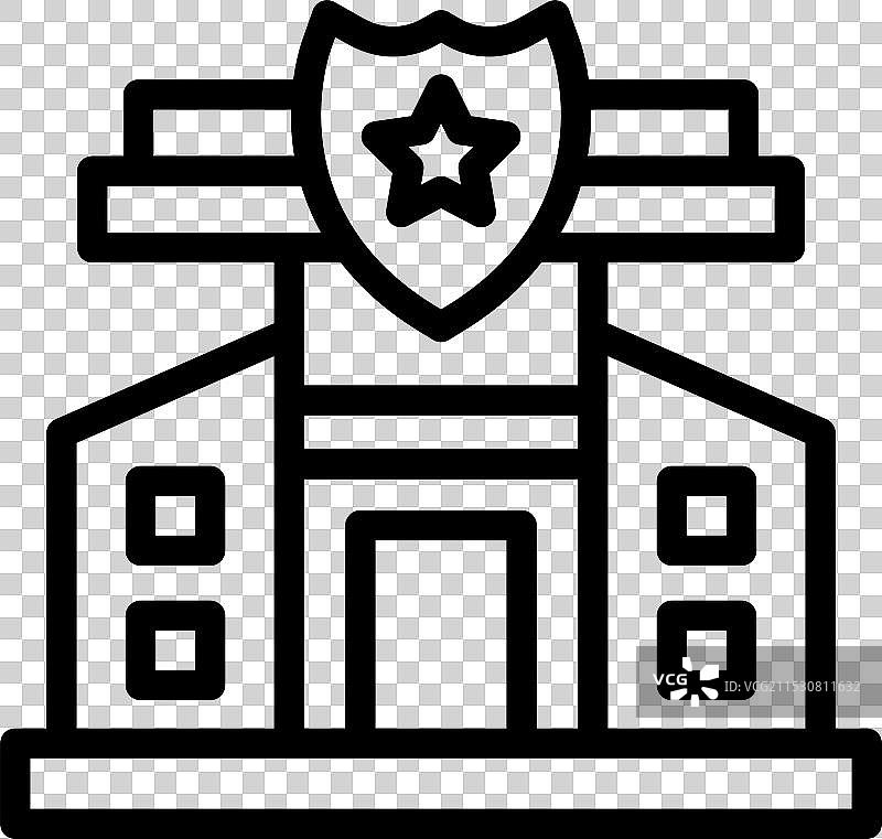 警察局图标设计图片素材