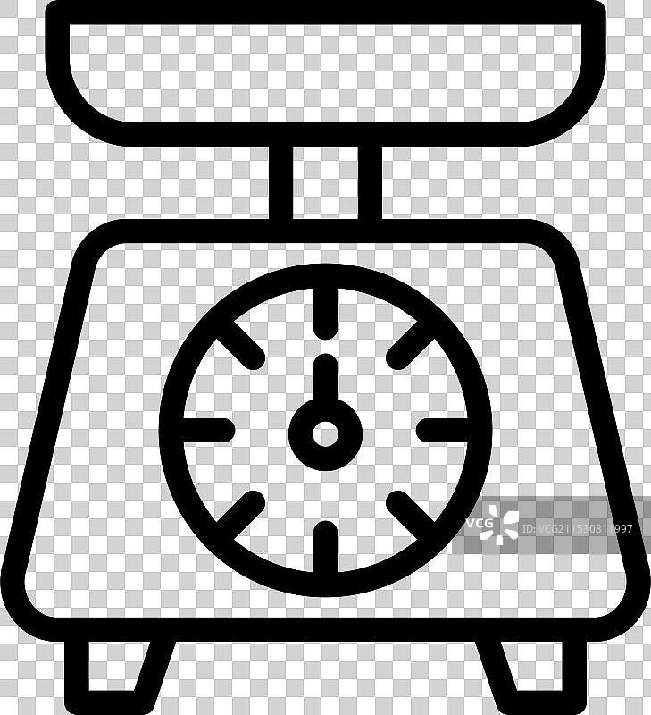 厨房秤图标设计图片素材