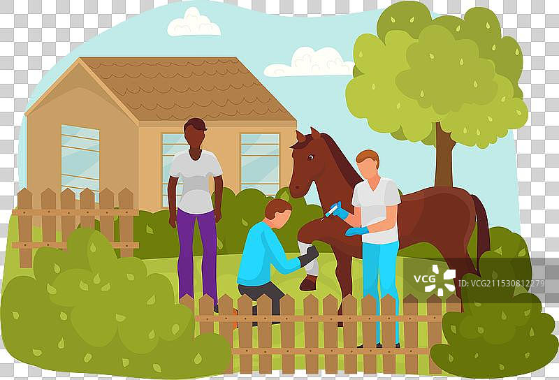 专业兽医角色图片素材