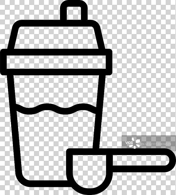 蛋白质奶昔图标设计图片素材